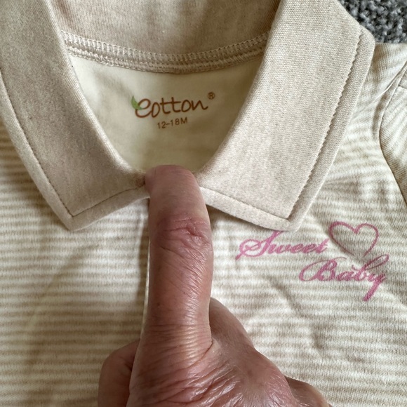 NWT Baby Girl 3 piece lot, organic cotton - Picture 5 of 14